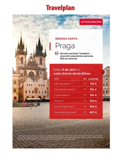 PRAGA Semana Santa 4 noches